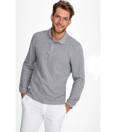 Férfi Galléros Hosszú Ujjú Pólók 